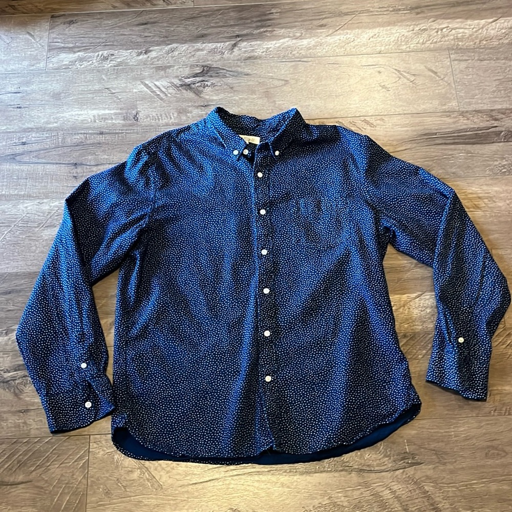 MADEWELL MENS BUTTON DOWN 100% COTTON LONG SLEEVE SHIRT SIZE XL